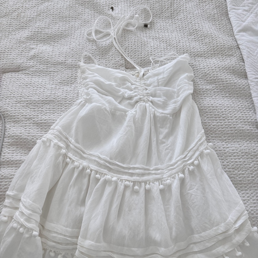 White Flowy Dress